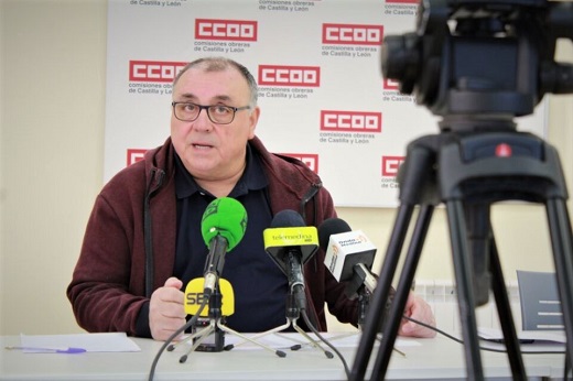 Isidoro Hernández, delegación comarcal de CCOO de Medina del Campo