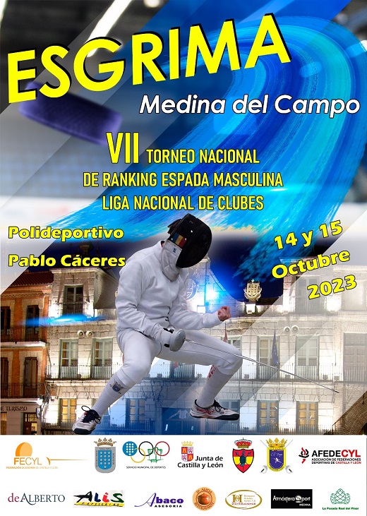 Cartel VII Torneo Nacional de Ranking Espada Masculina Liga Nacional de Clubes