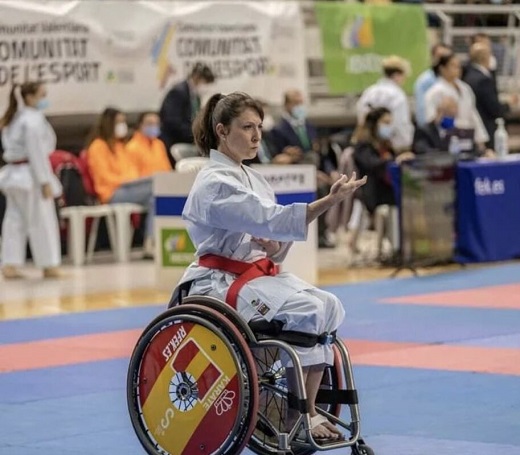 La medinense Isabel Fernández Jiménez, Campeona de Europa de Kárate en silla de ruedas.