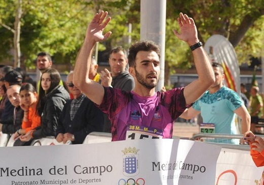El ganador absoluto de la prueba, Jonathan González. Rodrigo Jiménez