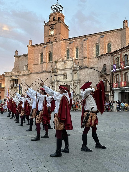 Arqueros en la Feria Renacentista de Medina del Campo 