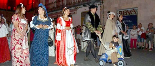 Mercado renacentista en el marco de la Feria de Imperiales y Comuneros.