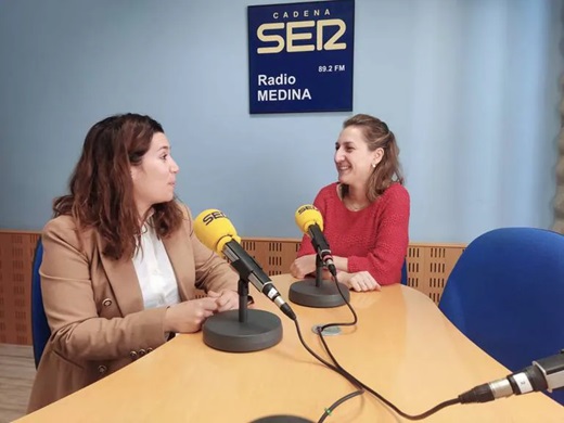 Nadia González y Cristina Aranda, en Radio Medina / SER