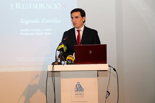 Presentación de la restauración del lienzo de la Fundación Simón Ruiz: “La Sagrada Familia”, de Andrés Amaya (h.1685) (REGRESAMOS) Presentación de la restauración del lienzo de la Fundación Simón Ruiz: “La Sagrada Familia”, de Andrés Amaya (h.1685)