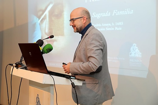 Presentación de la restauración del lienzo de la Fundación Simón Ruiz: “La Sagrada Familia”, de Andrés Amaya (h.1685) (REGRESAMOS) Presentación de la restauración del lienzo de la Fundación Simón Ruiz: “La Sagrada Familia”, de Andrés Amaya (h.1685)