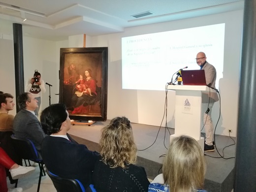 Presentación de la restauración del lienzo de la Fundación Simón Ruiz: “La Sagrada Familia”, de Andrés Amaya (h.1685) (REGRESAMOS) Presentación de la restauración del lienzo de la Fundación Simón Ruiz: “La Sagrada Familia”, de Andrés Amaya (h.1685)