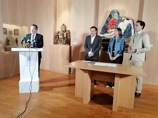 presentación de la renovación del capítulo II del museo: “Ferias y Finanzas”; de la donación de la colección de marcas del s. XVI por D. Iban Redondo Parés