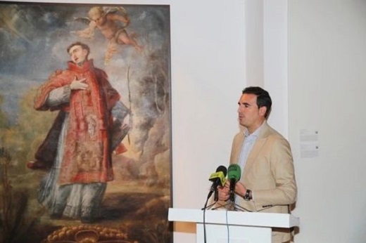 Presentción de la obra "Destacada" núm. 211, lienzo de San Antolín.