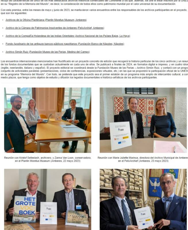 El Archivo Simón Ruiz despega con un proyecto de difusión internacional. (REGRESAMOS) El Archivo Simón Ruiz despega con un proyecto de difusión internacional. (REGRESAMOS)