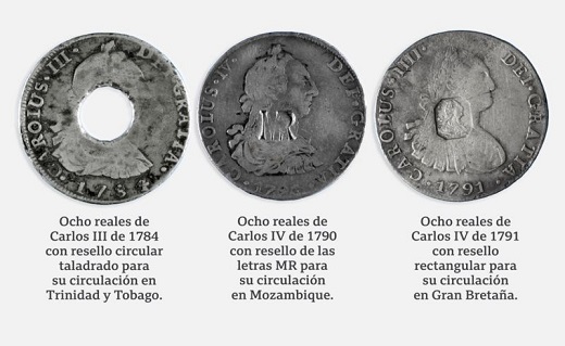 MUSEO ARQUEOLÓGICO NACIONAL DE ESPAÑA. El Real de a Ocho fue la primera moneda en circular en los 5 continentes.