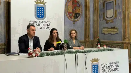 Imagen de la presentación de las actividades navideñas en Medina del Campo