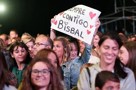 Insuperable marco para un David Bisbal increíble en el castillo de la Mota de Medina del Campo - 2023