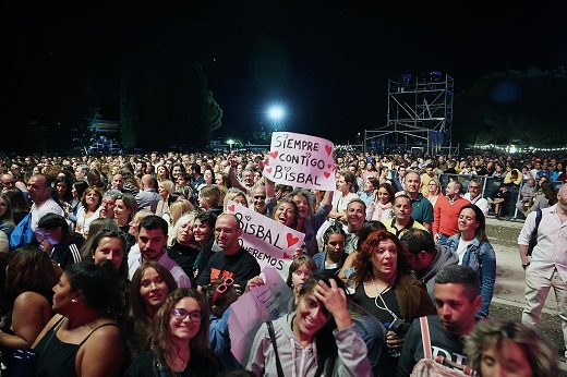 Insuperable marco para un David Bisbal increíble en el castillo de la Mota de Medina del Campo - 2023