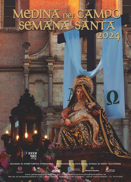 José del Campo Bada es el fotógrafo que tomó la imagen de la Virgen de las Angustias que ha sido seleccionada como ganadora del cartel anunciador de la Semana Santa Medinense