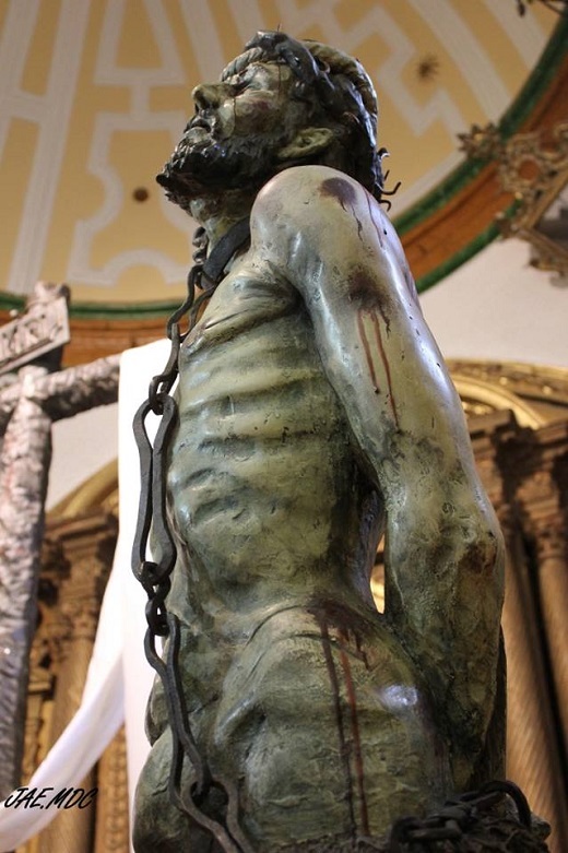 Cristo Preso o Ecce Homo (1990), obra de Ricardo Fleca para la Semana Santa de Medina del Campo. Fotografía: Junta de Semana Santa