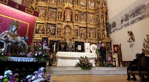 Juan Carlos Ramos destaca en su pregón la belleza de la Semana Santa de Medina del Campo: "Punto de destino".