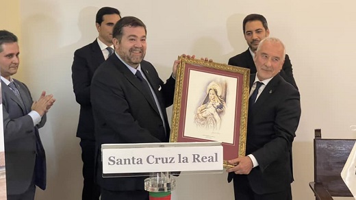 Actos de la presentación de la Semana Santa de Medina del Campo en Granada