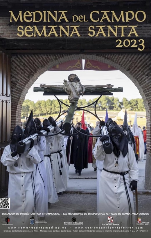 Presentado el cartel de la Semana Santa 2023 de Medina del Campo, obra del fotógrafo Medinense Benjamín Redondo.