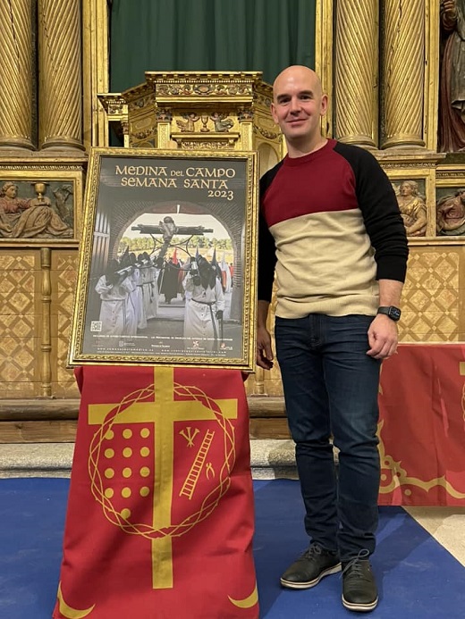 Presentado el cartel de la Semana Santa 2023 de Medina del Campo, obra del fotógrafo Medinense Benjamín Redondo.