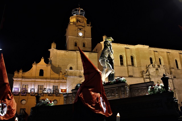 Cristo Atado a la Columna. (Domingo Beltrán, siglo XVI). Procesión de la Caridad Semana Santa Medina del Campo