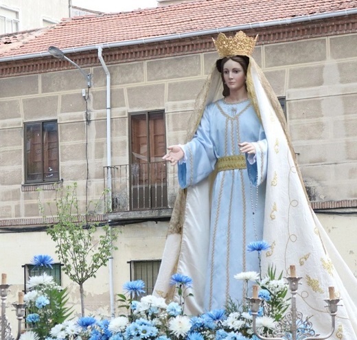 La Virgen de la Alegría. - Foto: Javier Juárez