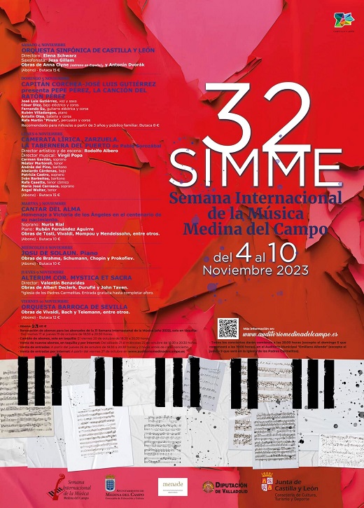 Cartel XXXII Semana Internacional de la Música de Medina del Campo Cartel XXXII Semana Internacional de la Música de Medina del Campo