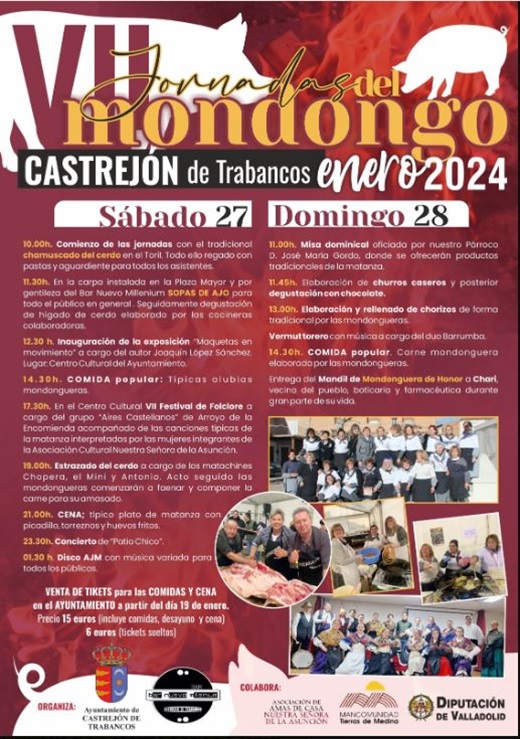 cartel presentación de las Jornadas del Mondongo en su séptima edición



Cartel Jornadas Mondongo