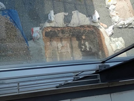 Restos encontrados en el Centro de Salud de Medina del Campo // Fotos: De la Fuente