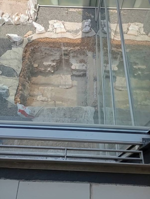 Restos encontrados en el Centro de Salud de Medina del Campo // Fotos: De la Fuente
