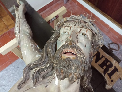 Cristo Crucificado vivo, Convento de San José (MM.CC. Descalzas), Medina del Campo.