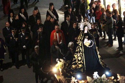 Procesión del Silencio Medina del Campo 2023 // Foto: P. De la Fuente