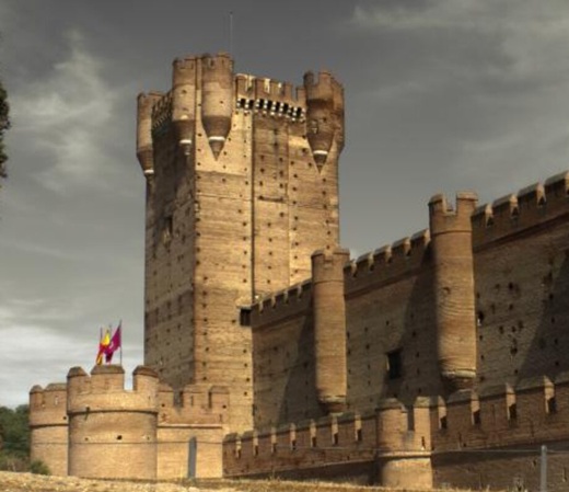 El castillo de la Mota, muestra de la importancia de Medina. Foto: Turismo de Medina del Campo.