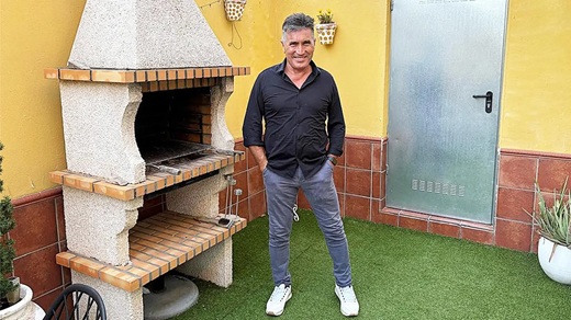Julián Rodríguez Santiago en su casa de Medina del Campo Fotografía cedida a EL ESPAÑOL de Castilla y León Julián Rodríguez Santiago en su casa de Medina del Campo Fotografía cedida a EL ESPAÑOL de Castilla y León