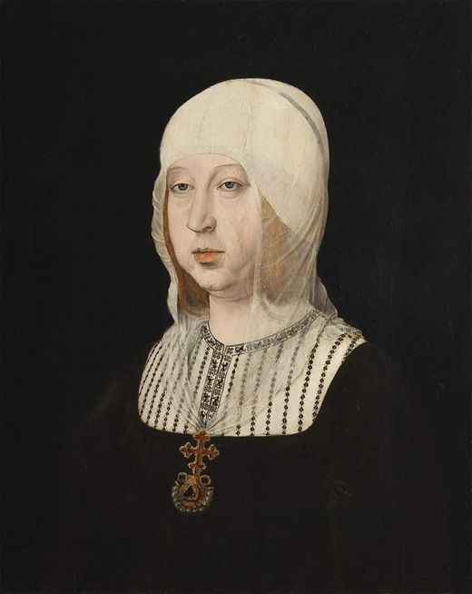 Óleo de Juan de Flandes, pintor de la corte, que ha servido de base para la investigación fisonómica. IDEAL 