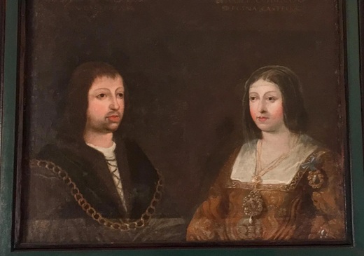 Retrato nupcial de Fernando de Aragón e Isabel de Castilla. IDEAL 