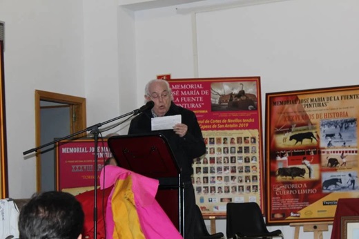 Mariano García Pásaro, presidente de honor de la ATC Los Cortes Mariano García Pásaro, presidente de honor de la ATC Los Cortes