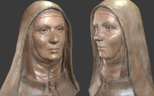 Reconstrucción del rostro de Santa Teresa de Jesús en torno a sus 50 años. | Crédito: Cedida por la Orden de Carmelitas Descalzos. Provincia Ibérica.