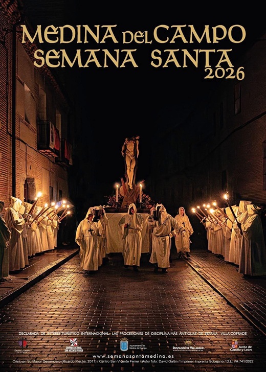 “Cristo en Brazos de la Muerte”, imagen protagonista del cartel de la Semana Santa 2026 de Medina del Campo.