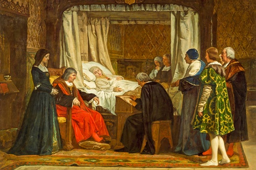 Cuadro De Eduardo Rosales 1864, Museo del Prado de Madrid Cuadro De Eduardo Rosales 1864, Museo del Prado de Madrid