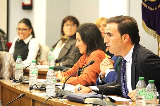 Guzm&aacute;n G&oacute;mez se refiere al voto de Alberto Amigo // Foto Paula de la Fuente