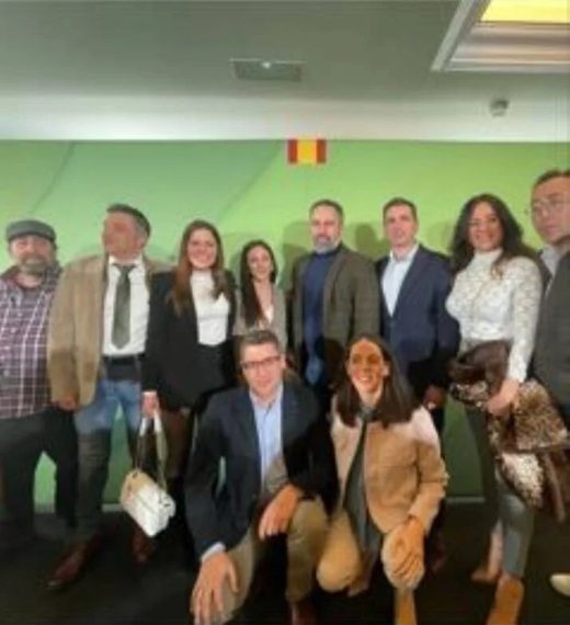 Vox Medina en el encuentro con Abascal en Valladolid // Fuente- RR.SS. Vox Medina