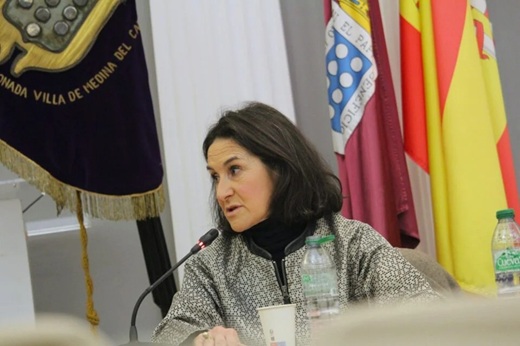 Olga Moh&iacute;no, portavoz de Medina Primero // Foto: Paula de la Fuente