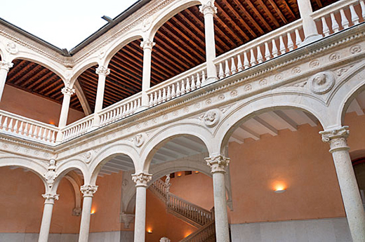 Patio renacentista en el Palacio de los Dueñas