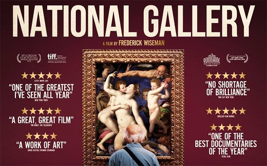 Miércoles 2 de marzo, 19 h. 'National Gallery' (2015, 180') Frederick Wiseman. La National Gallery de Londres es una de la mayores pinacotecas del mundo que alberga más de 2.400 obras que abarcan desde el siglo XIII hasta finales del siglo XIX.